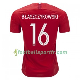 Tenue Pologne Blaszczykowski 16 Exterieur Coupe du monde 2018 Maillot de Foot